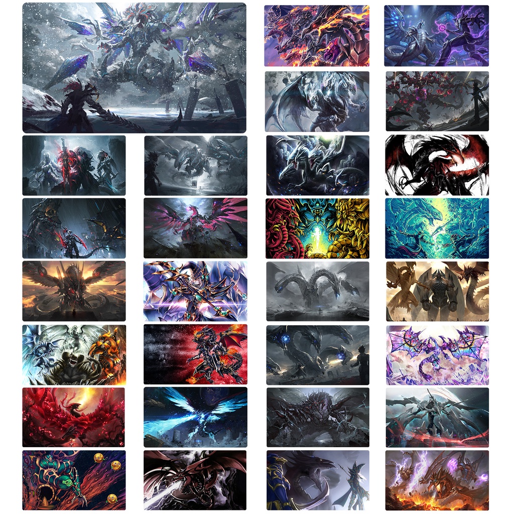 Yugioh Mirrorjade The Iceblade Mat Dragon TCG Mat Swordsoul CCG Playmat Cyber Dragon Trading Card เกมแผ่นรองเม้าส์