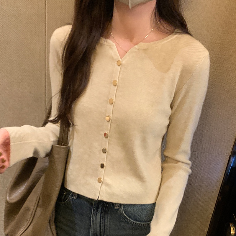 68246 เสื้อคาร์ดิแกนกันหนาว ผ้าถัก ขนนิ่ม เป็นมิตรกับผิวหนัง สําหรับผู้หญิง