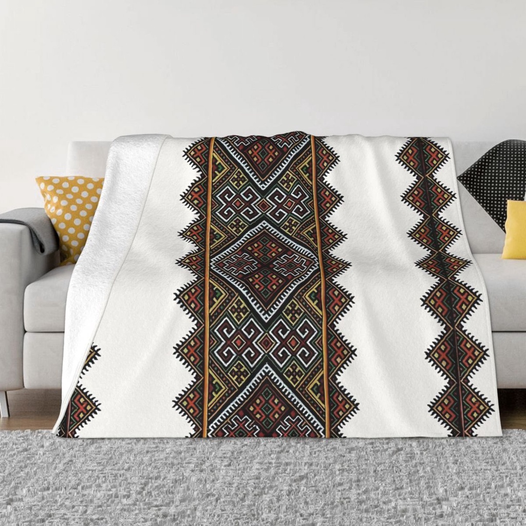 เอธิโอเปีย Cross Art Empire Abyssinia ผ้าห่ม Flannel ฤดูใบไม้ผลิฤดูใบไม้ร่วง Warm โยนสําหรับผ้าปูที่