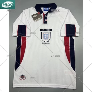 [READY-STOCK]เสื้อบอล ย้อนยุค ทีมชาติ อังกฤษ 1998 เหย้า Retro England Home เรโทร คลาสสิค 1998-99