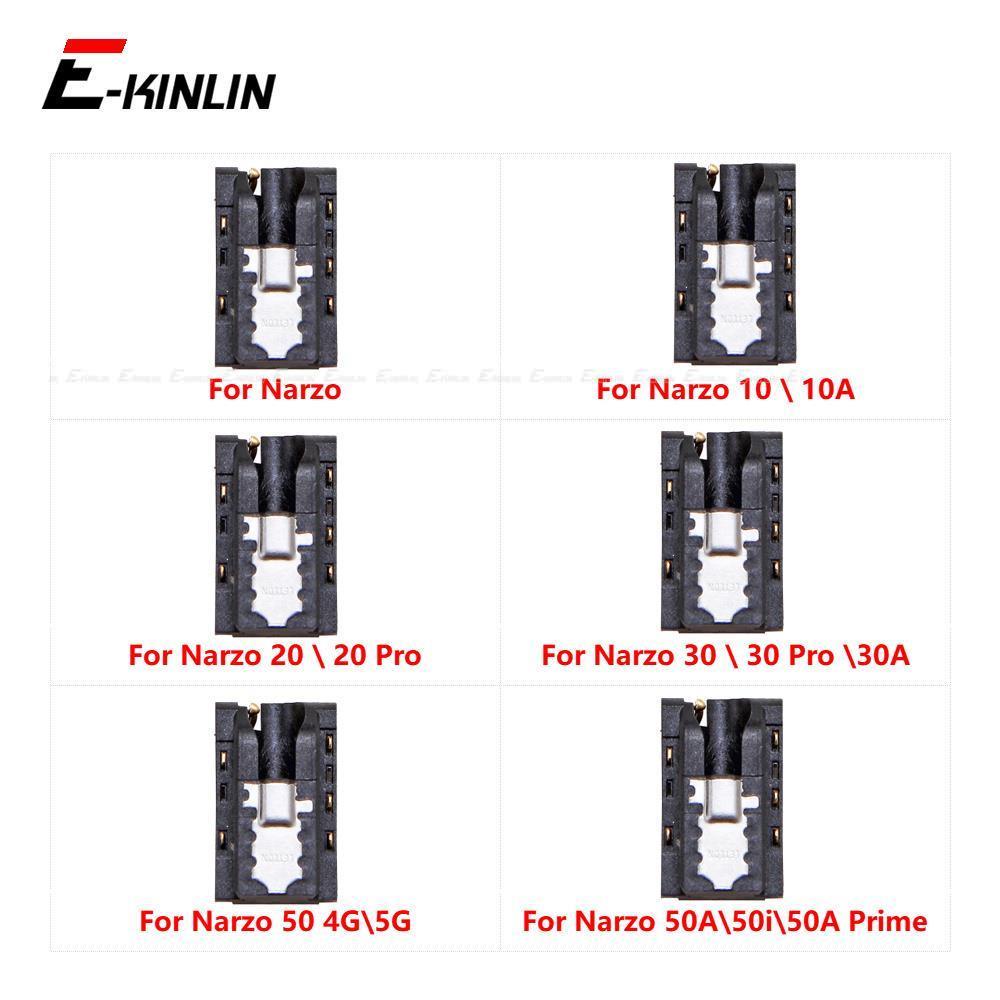 แจ็คหูฟังพอร์ตเสียงสําหรับ OPPO Realme Narzo 10 10A 20A 30 30A 50 50i 50A Prime Pro หูหูฟังอะไหล่