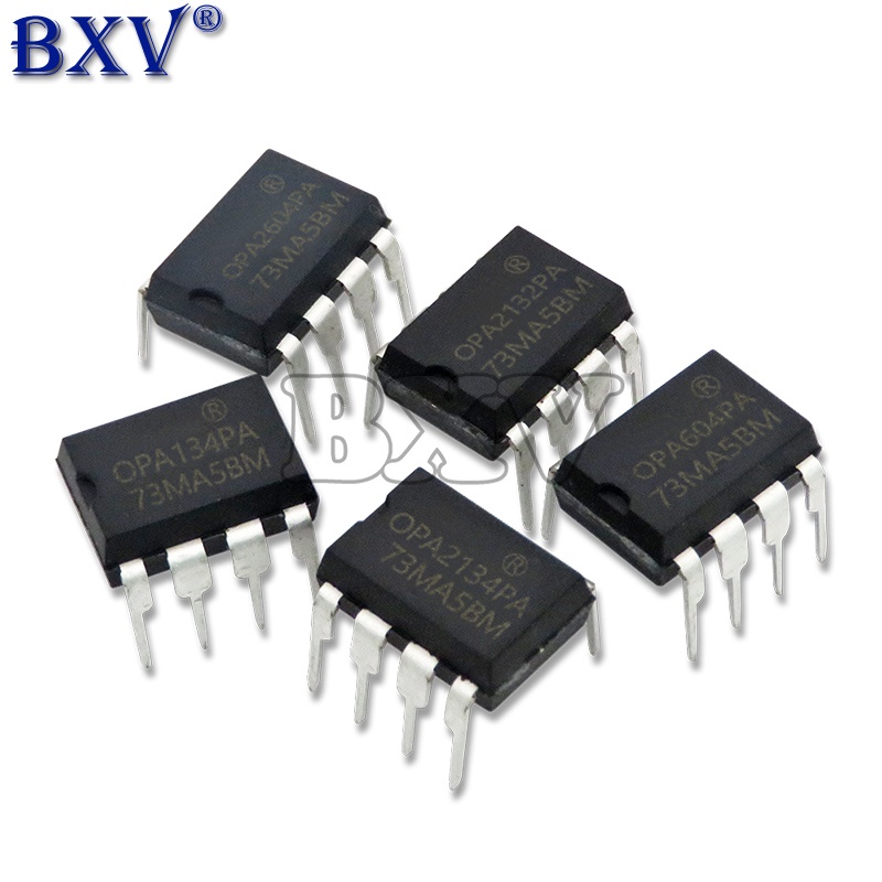 5PCS OPA2132PA OPA2134PA OPA2132 OPA2134 DIP-8 OPA134PA OPA134 OPA2604AP OPA2604 DIP DIP8 ชิป