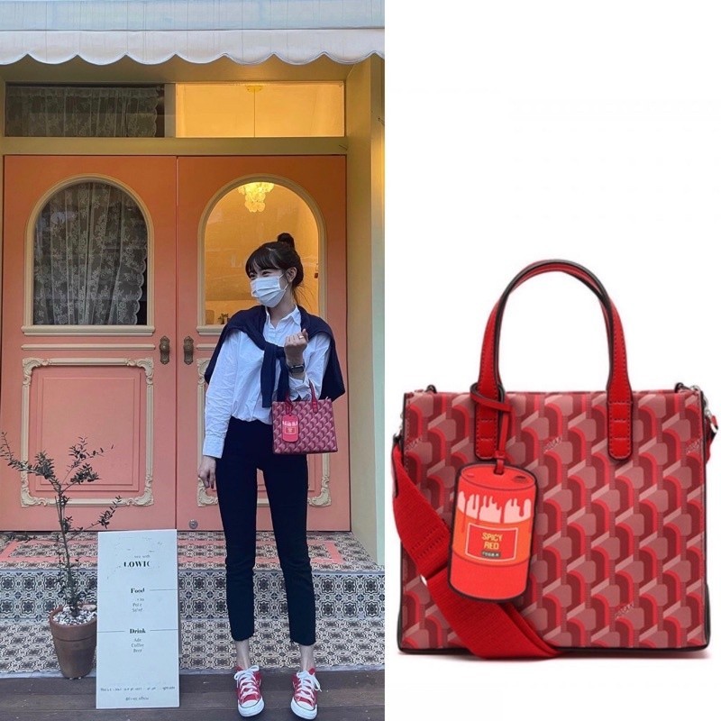 ROSA K แท้% กระเป๋า ROSA K CABAS MONOGRAM DAY TOTE _S