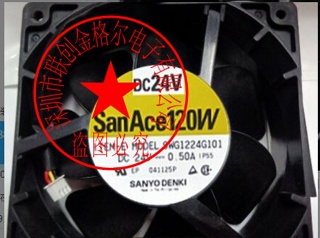 Yth พัดลม นําเข้าจากญี่ปุ่น 9WG1224G101 DC24V0.50A SANACE120 9WG1224E101