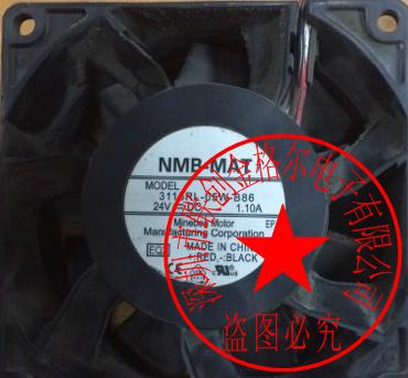 ของแท้ 80*80*38MM สูง air ปริมาณอุปกรณ์พัดลม 3115RL-05W-B86 3115RL-05W-B80 3115RL-05W-B89 24V