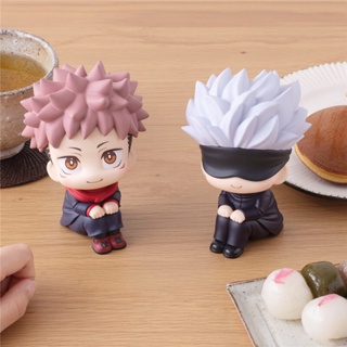 ขายดี โมเดลฟิกเกอร์ PVC อนิเมะ Jujutsu Kaisen Yuji Megumi Satoru Gojo ขนาดเล็ก ของเล่นสําหรับเด็ก