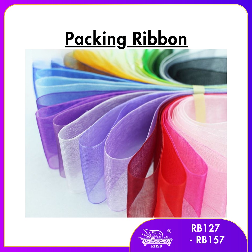 LACE RIBBON / ORGANIZA RIBEN / RIBBON HADIAH / WRAPPING RIBBON / RB127-157