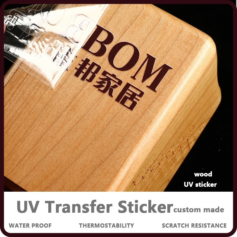 UV DTF Transfer Printing Glass Cup Sticker Bottle Sticker UV LABEL ของที่ระลึก DIY