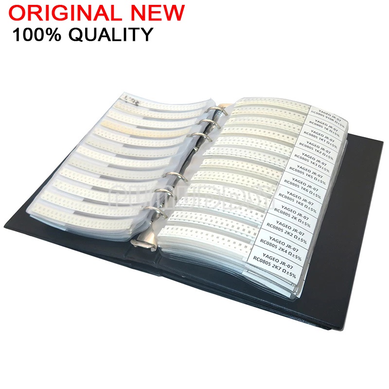 4250PCS 8500PCS 8850PCS 0201 0402 0603 0805 1206 Resistor Sample Book 5% SMD Assorted Kit 10K 100K 1