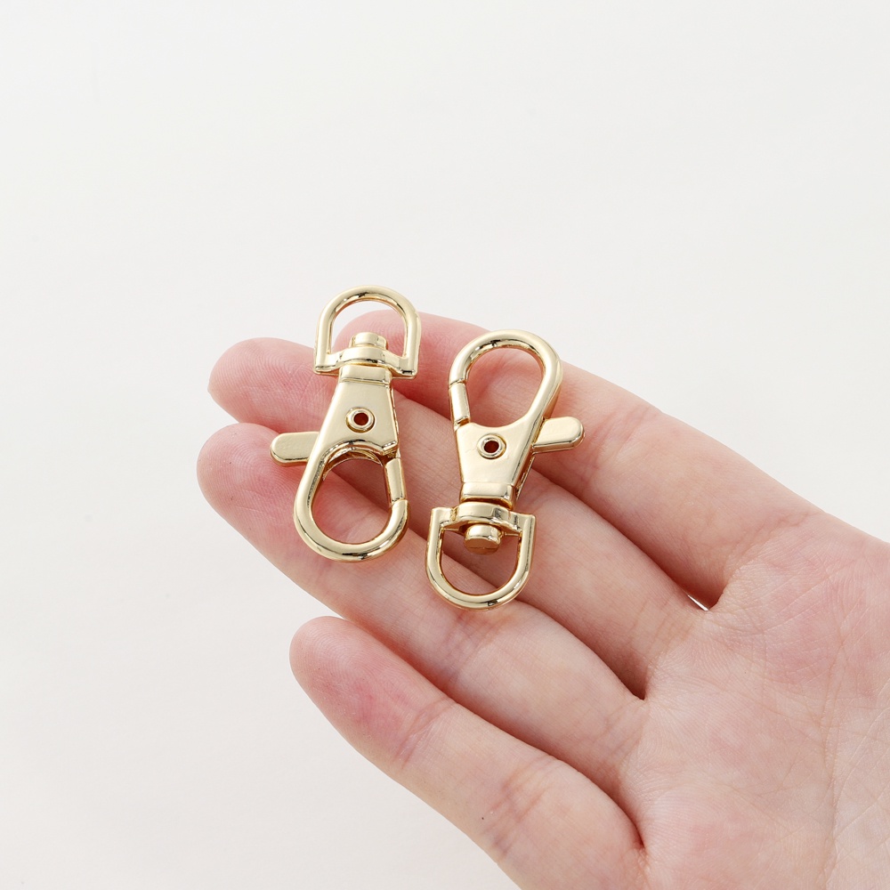 St.kunkka 5 ชิ้น Gold-Plated 18K สี-จอง Real Gold Dog Buckle DIY เครื่องประดับแฟชั่น — صورة 3