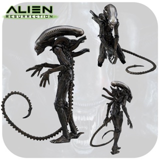 ตุ๊กตาฟิกเกอร์ PVC รูปเอเลี่ยน Xenomorph สีดํา สําหรับตกแต่งโต๊ะ DIY