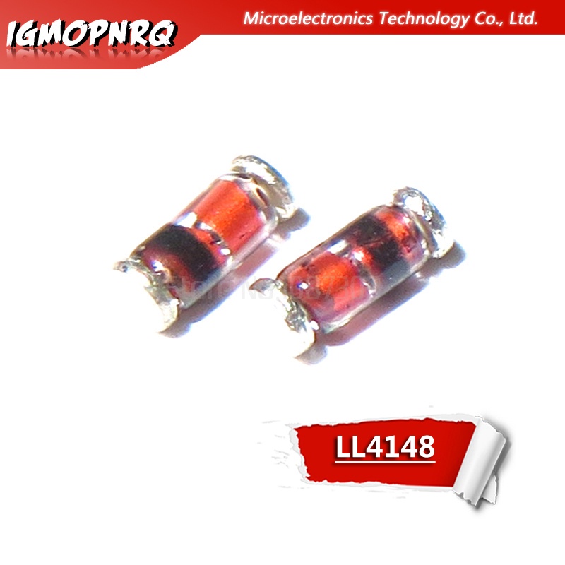 สวิตช์ความเร็วสูง LL4148 1N4148 IN4148 -34 100 ชิ้น