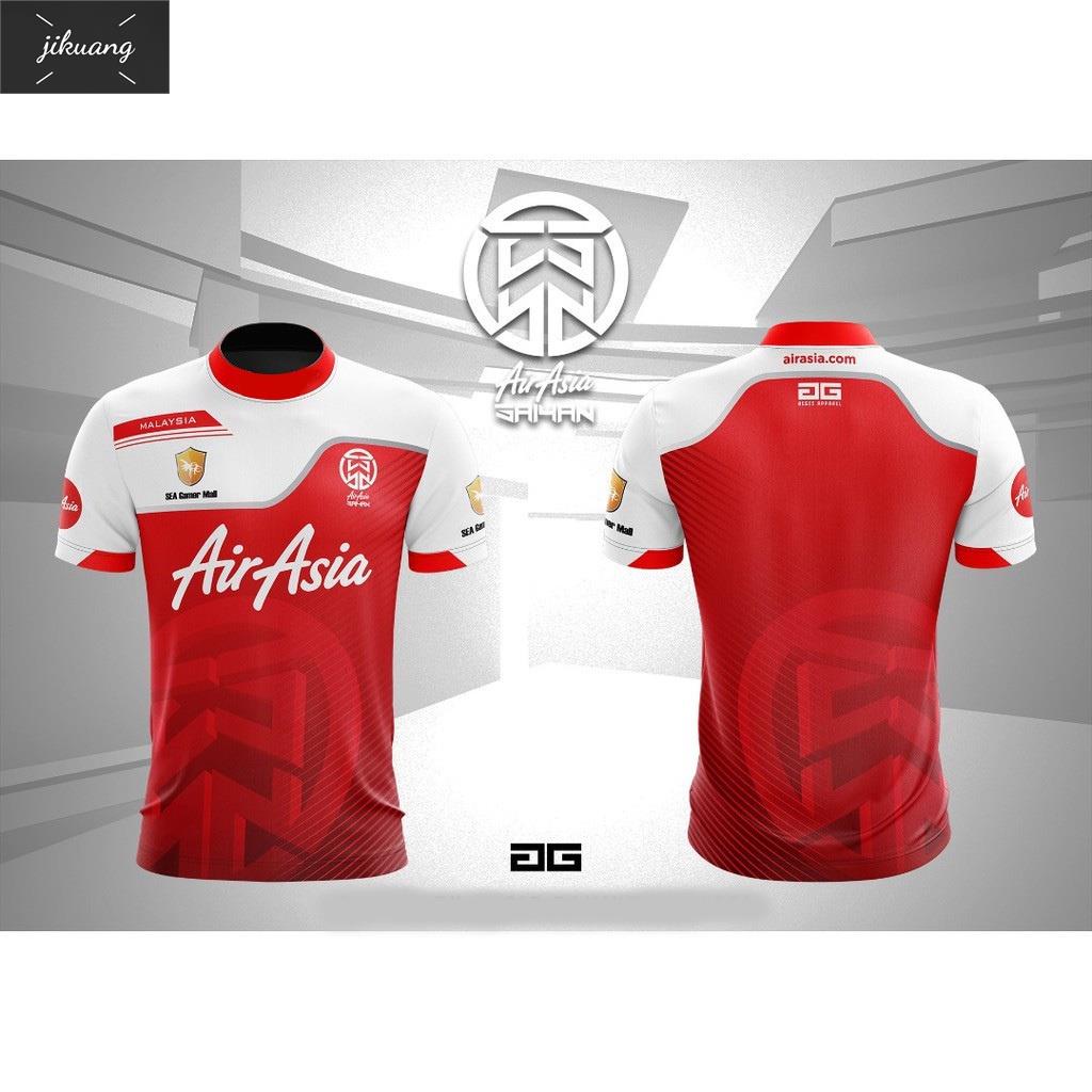 เสื้อ AirAsia Saiyan 1.0 Size XS-3XL การพิมพ์ 3D สําหรับทุกเพศ