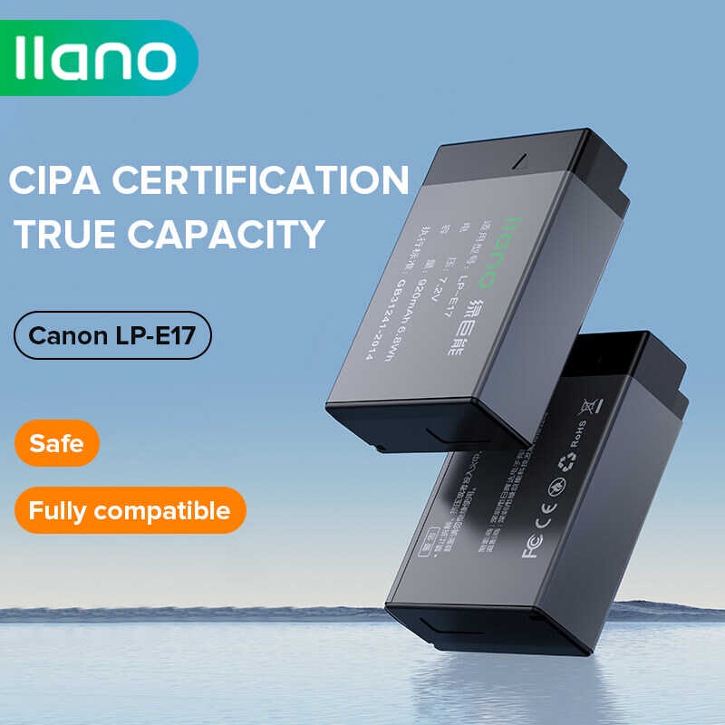 LLANO Canon Lp-E17 กล้องดิจิตอลเครื่องชาร์จแบตเตอรี่สำหรับ E