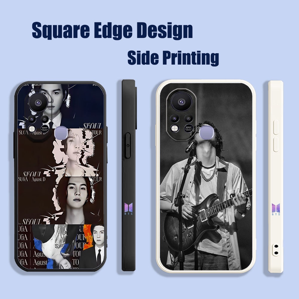 ปลอกสําหรับ Huawei Nova 3i 7i 8i 5T Y9S bts Suga AgustD D-Day Tour UHW08 เคสโทรศัพท์ขอบสี่เหลี่ยม