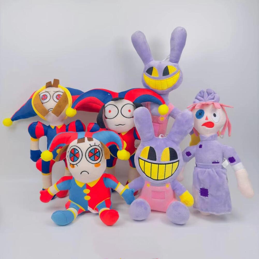 ของเล่นตุ๊กตาการ์ตูนอนิเมะ The Amazing Digital Circus Jax Pommi Gangle Zooble Kinger ของขวัญวันเกิด สําหรับเด็ก
