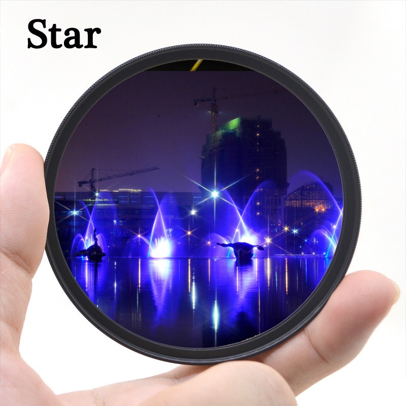 Knightx Star 1 4 6 8 ฟิลเตอร์เลนส์กล้อง 52 มม. 55 มม. 58 มม. 67 มม. 77 มม. สําหรับ DSLR