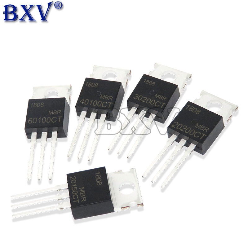 10PCS MBR30100CT TO-220 MBR10100CT MBR10200CT MBR20100CT MBR20150CT MBR20200CT MBR30200CT MBR40100CT MBR60100CT MBR60100CT MBR301000 หลอดคริสตัล