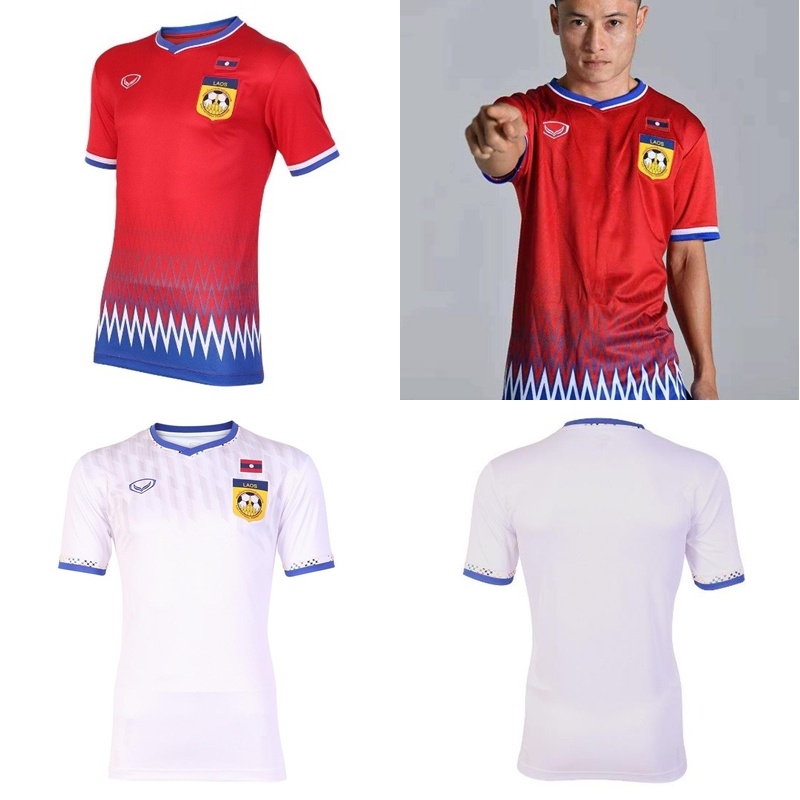 NWT 2020-22 ของแท้ เสื้อฟุตบอลทีมชาติลาว เกรดนักเตะ LAOS FOOTBALL NATION TEAM JERSEY SHIRT HOME PLAY