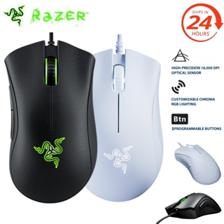 【พร้อมส่ง】Razer Deathadder Elite เมาส์ออปติคอลเล่นเกม แบบใช้สาย 5 ปุ่มกด 10000DPI