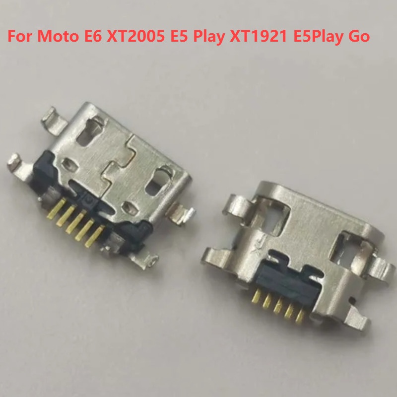 แท่นชาร์จ Usb 5-50 ชิ้น สําหรับ Moto E6 XT2005 E5 Play XT1921 E5Play Go
