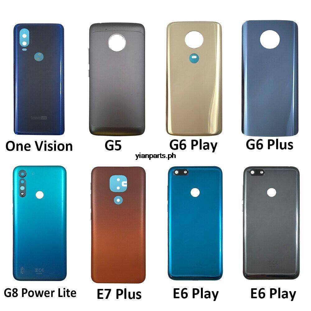 Guo- เคสฝาหลังทดแทนสําหรับ Motorola Moto E6 Play G7 E7 Plus