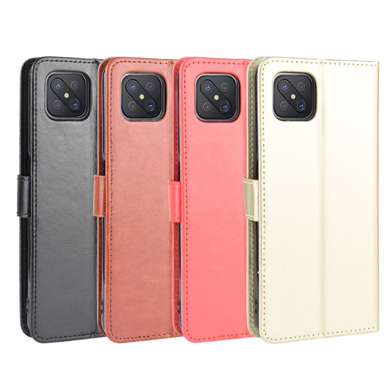 เคสโทรศัพท์หนัง PU ฝาพับ พร้อมช่องใส่บัตร หรูหรา สําหรับ OPPO Reno4 Z 5G Reno 4Z 5G
