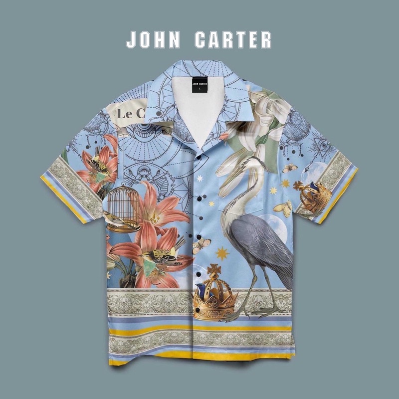 🔥[พร้อมส่ง]🔥เสื้อฮาวาย เสื้อเชิ๊ตไหมอิตาลี ต่อลายตามแบบ100% SET007