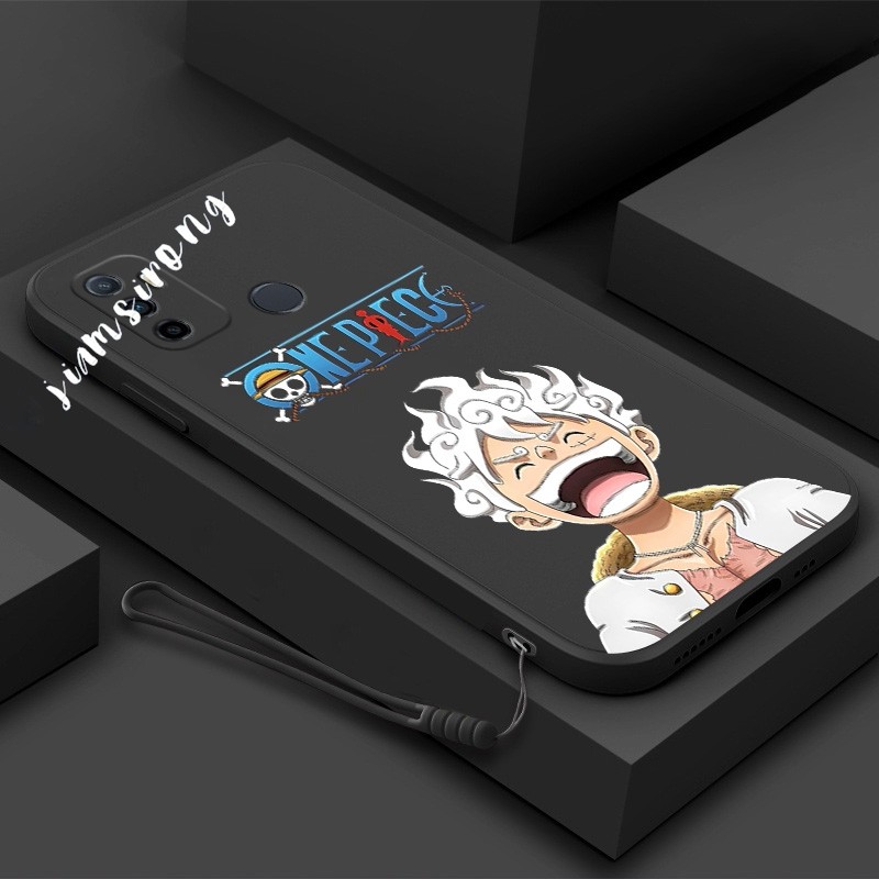 ปลอก OPPO CPH2127 CPH2131 CPH2139 CPH2135 CPH2137 เคสโทรศัพท์ One Piece Cool Anime Luffy กันกระแทก T