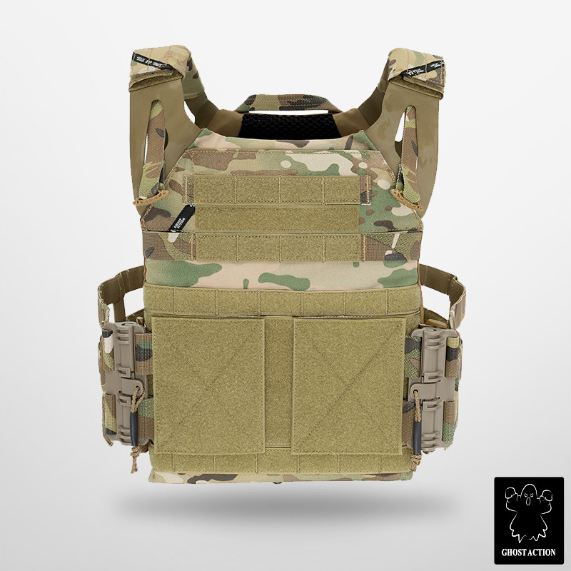 Ghost Action เสื้อกั๊กยุทธศาสตร์ CP JPC2.0 หน้า Hook&loop หลัง MOLLE สายลิปด้านข้าง ปล่อยอย่างรวดเร็ว ถุงเกราะยุทธศาสตร์ 6303