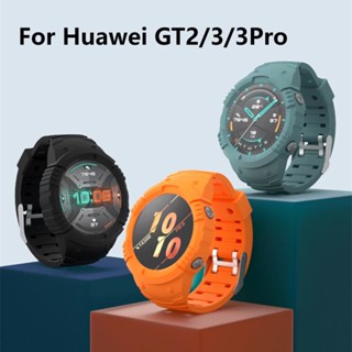 สายนาฬิกาข้อมือซิลิโคน สําหรับ Huawei Watch GT 2 GT 3 46 มม. 3 Pro Huawei GT 2e GT 2 Pro