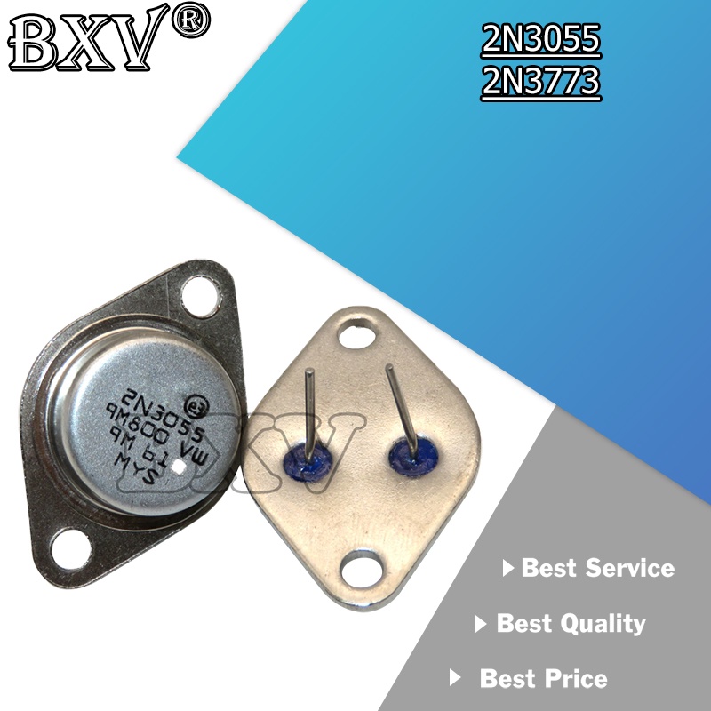 ทรานซิสเตอร์ IC 2N3773 2N3055 TO-3 NPN สีทอง 5 ชิ้น