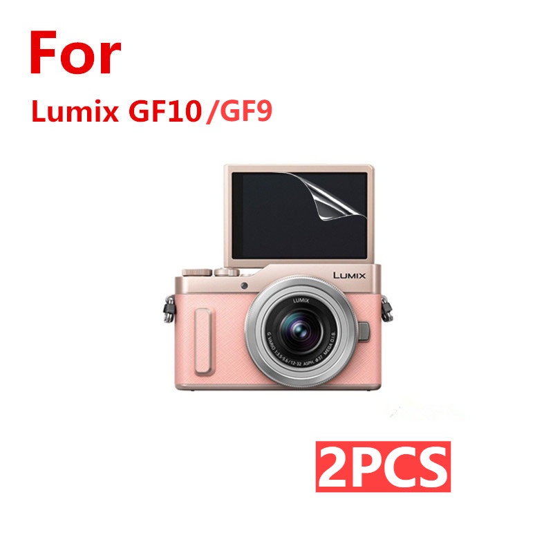 ฟิล์มกระจกนิรภัยกันรอยหน้าจอกล้อง HD สําหรับ Panasonic Lumix GF10 GF9 2 ชิ้น
