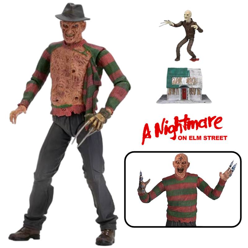 ฟิกเกอร์ Freddy Krueger-Dream Warriors NECA Nightmare On Toy Elm Street ของเล่นสําหรับเด็ก