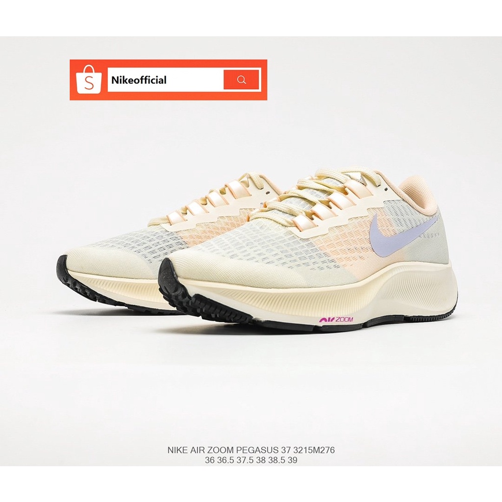 【4 สี】วิ่ง Nike Zoom Pegasus 37 Turbo ของแท้ 100% สำหรับผู้หญิง รองเท้า true