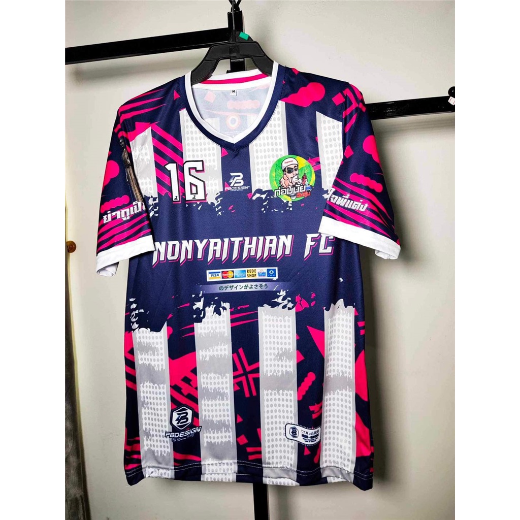 เสื้อกีฬาพิมพ์ลาย ผ้าคุณภาพสูง