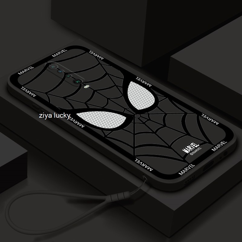 Redmi K30 4G K30 5G K30i เคสซิลิโคนนุ่ม Spide-Man รูปแบบอะนิเมะ Phonecase Protector Cover