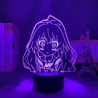 โคมไฟตั้งโต๊ะ รูป Toradora Night Light Aisaka Taiga เปลี่ยนสีได้