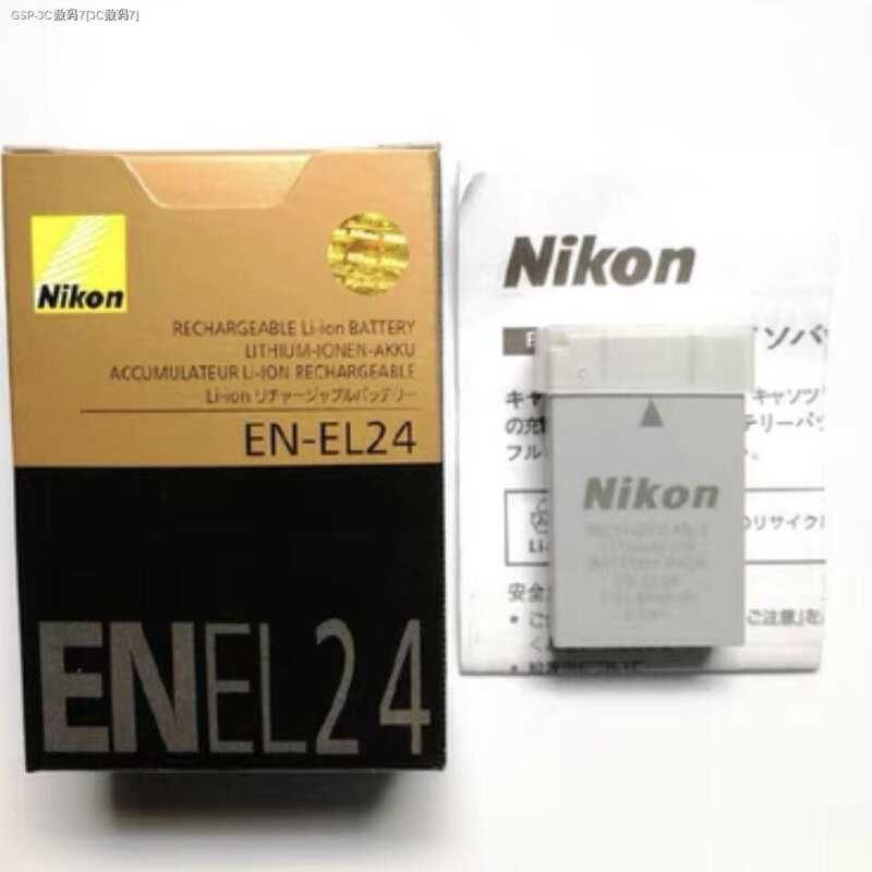 (Cod) แบตเตอรี่ En-El24 เหมาะสำหรับ Nikon 1 J5 En-El24ไมโครกล้องไม
