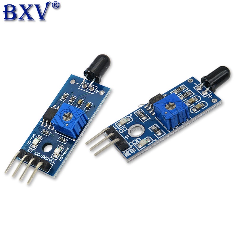 10PCS IR อินฟราเรด 3 สาย 4 สายโมดูลเซนเซอร์ตรวจจับเปลวไฟ IR เครื่องตรวจจับเปลวไฟ Smartsense Board
