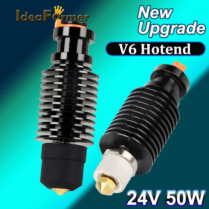 E3D V6 Thermal End Kit 24V 50W เซรามิคความร้อนหลักหัวพิมพ์สำหรับ Voron 2.4 Prusa DDB