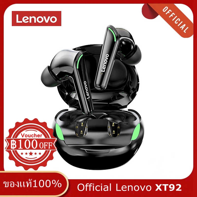 Lenovo Xt92 TWS หูฟังบลูทูธบลูทูธ5.1,ความหน่วงเวลาตํ่าไร้สา