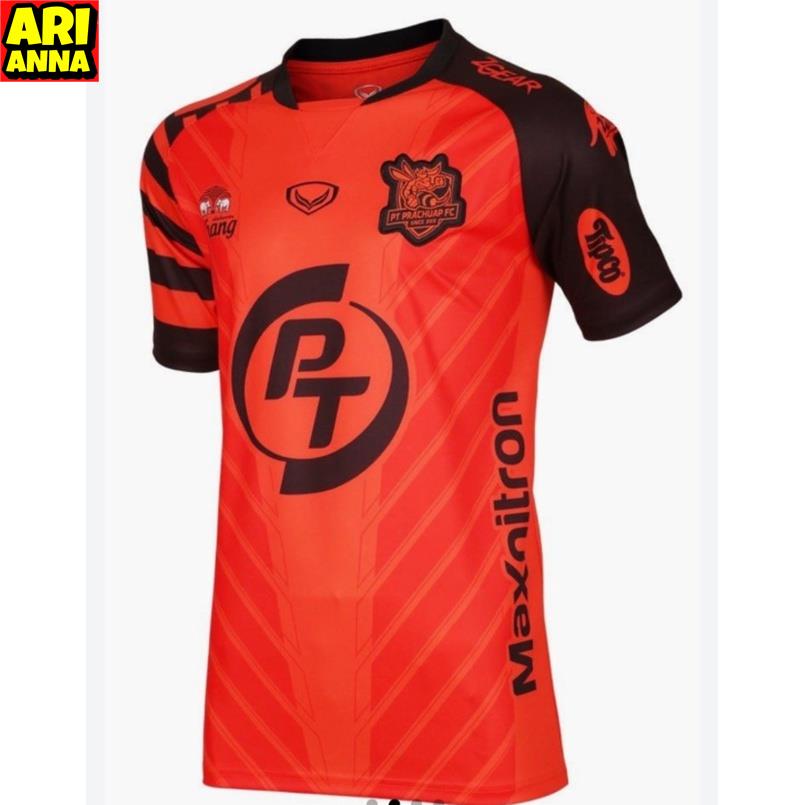 (Arianna) Pt Prachuap F.C. เสื้อกีฬาแขนสั้น ลายทีมชาติฟุตบอล League ชุดเหย้า และทีมเยือน เวอร์ชั่น