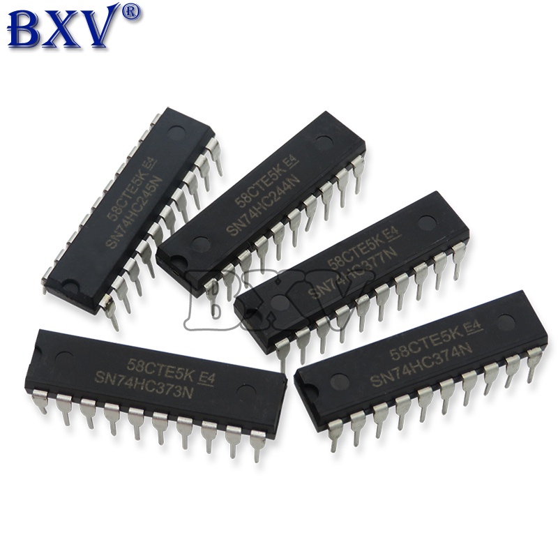 10PCS SN74HC245N DIP-20 74HC245N DIP74HC245 SN74HC373N SN74HC574N ชิป