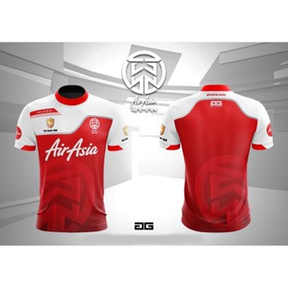 เสื้อกีฬาแขนสั้น พิมพ์ลาย AirAsia Saiyan Jersey 1.0 ไซซ์ XS-3XL สําหรับทุกเพศ 2023