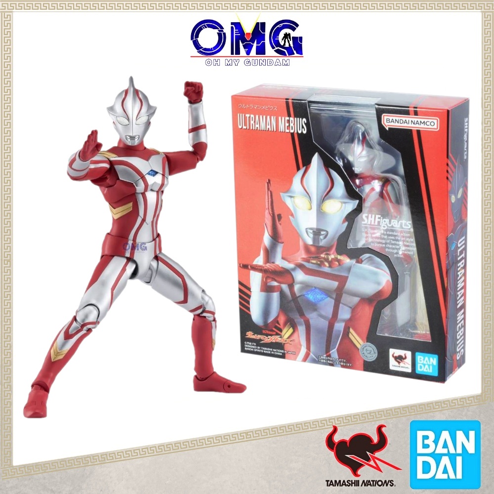 Bandai Tamashii SHFiguarts Ultraman Mebius 65141 SHF Mebius Figure Ultra man SHF HHF ฟิกเกอร์อุลตร้า