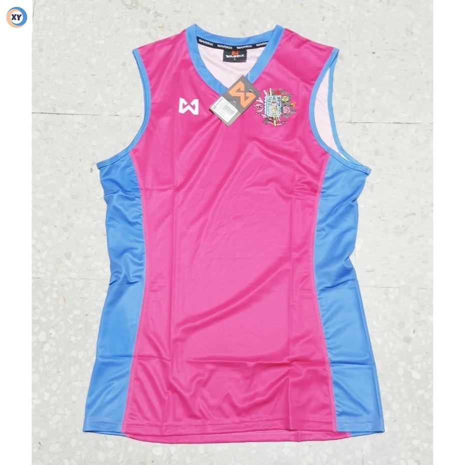 (XY) Warrix ของแท้ เสื้อกีฬาแขนกุด เสื้อวิ่ง โรงเรียนสวนกุหลาบวิทยาลัย การแข่งขันฟุตบอลประเพณีฯ ป้าย