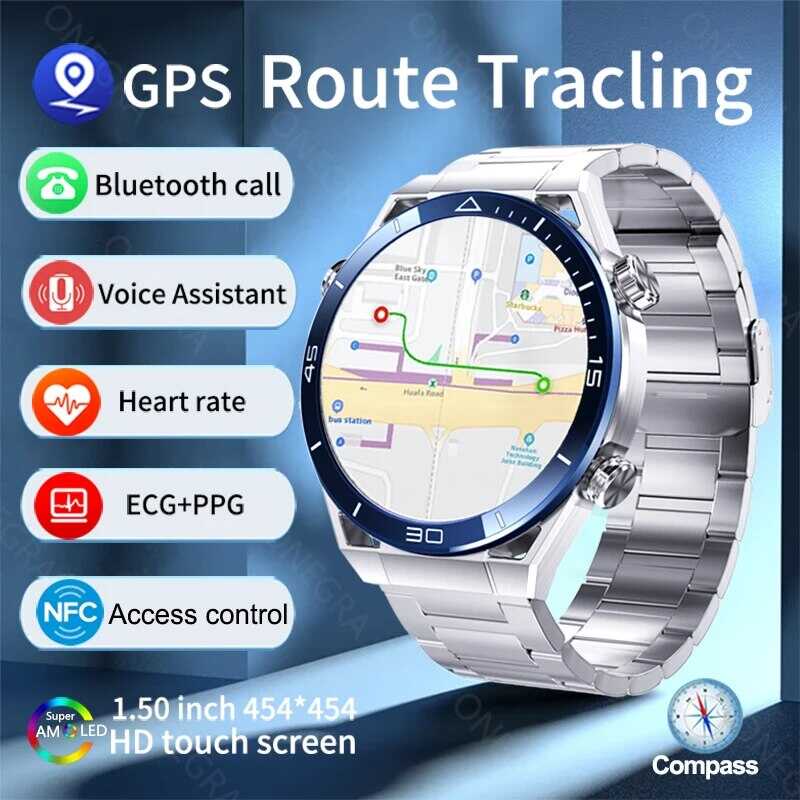 For Huawei Ultimate New Smart Wat Men NFC Ecg+Ppg Bluetooth Call GPS Motion Tracker Compass Bracele