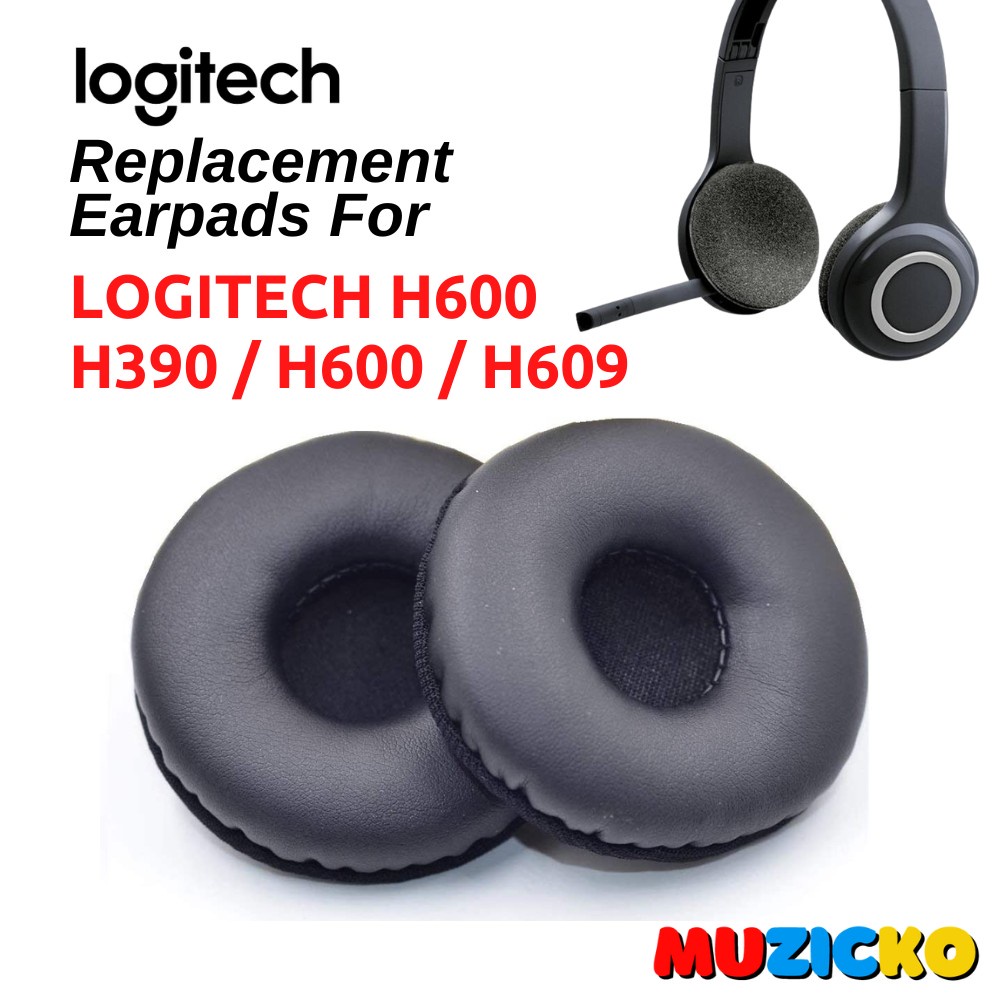 1 คู่ Logitech H390 / H600 H609 หูฟังไร้สายเปลี่ยน Earpad เบาะแผ่นรองหูฟัง