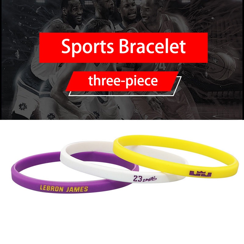 2025 nba สร้อยข้อมือ ดาว กีฬา Kobe Curry James ชุดสามชิ้น สายรัดข้อมือฟิตเนส สร้อยข้อมือลายเซ็น ดาว รายละเอียด อุปกรณ์ต่อพ่วง ของขวัญของที่ระลึก